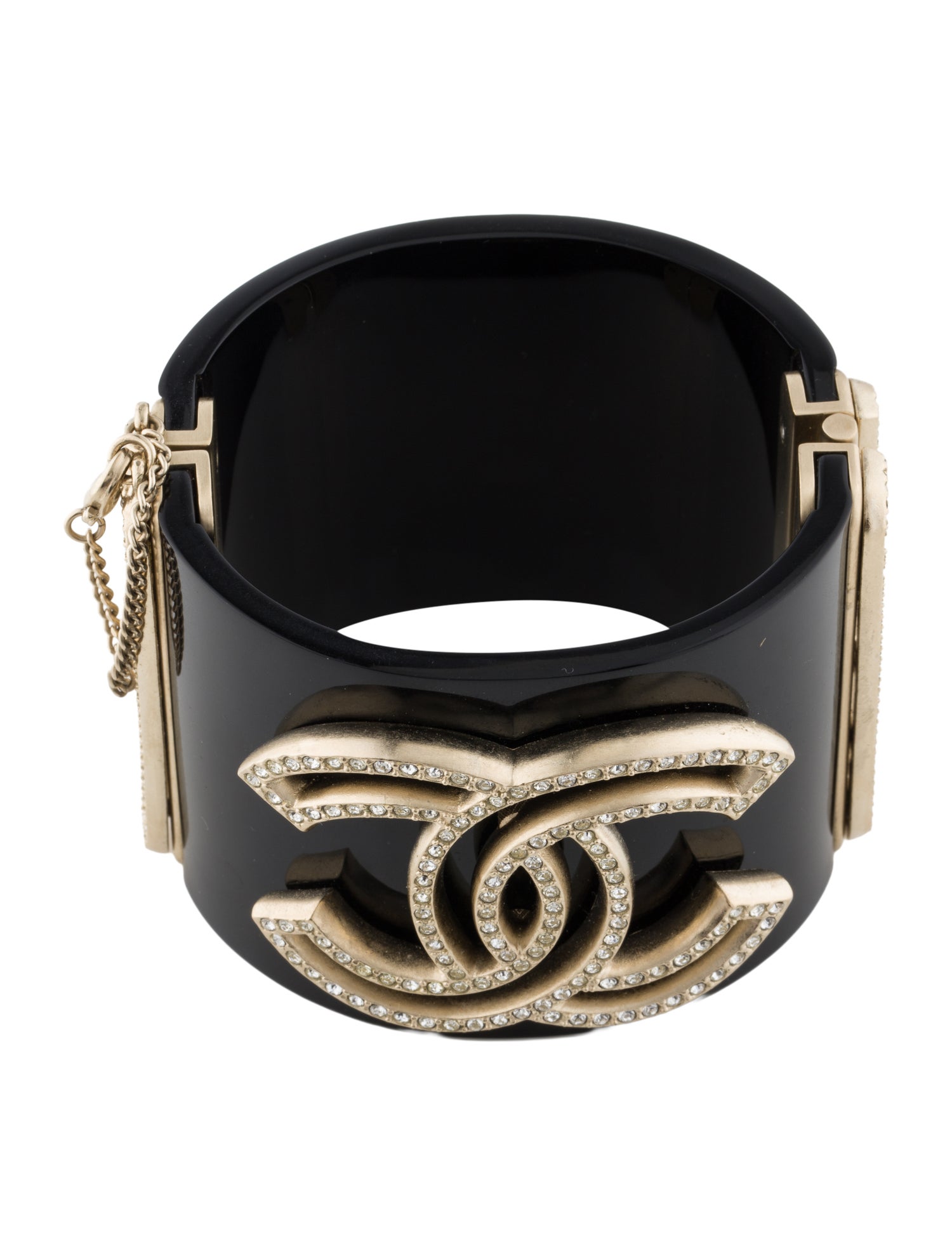 Chanel Strass CC Cuff Bracelet