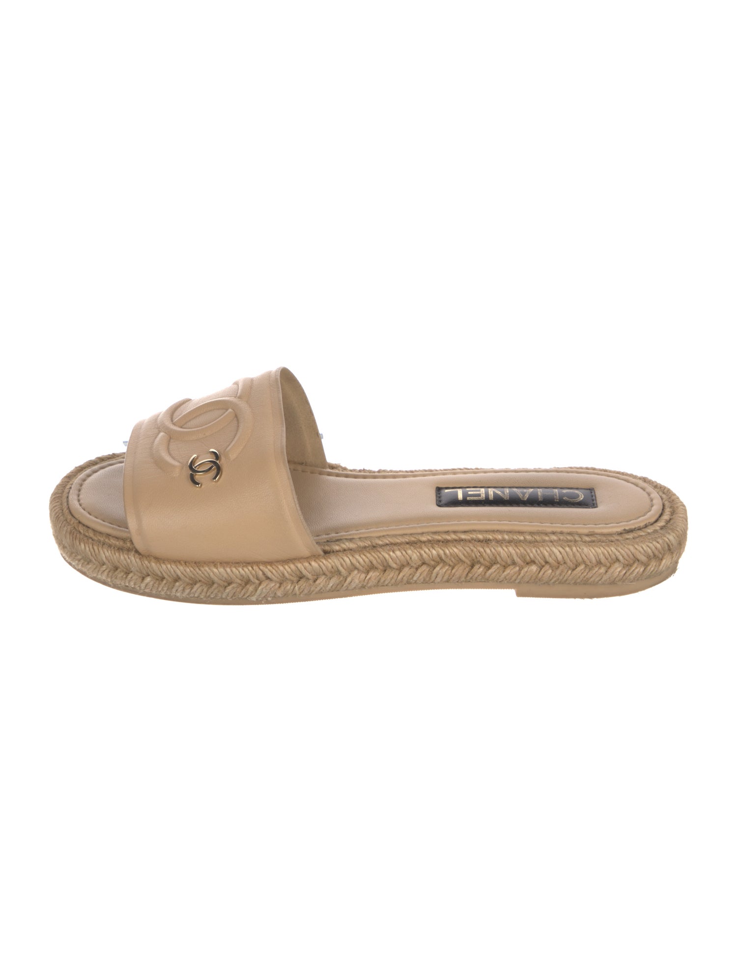 Chanel 2023 Interlocking CC Logo Espadrilles