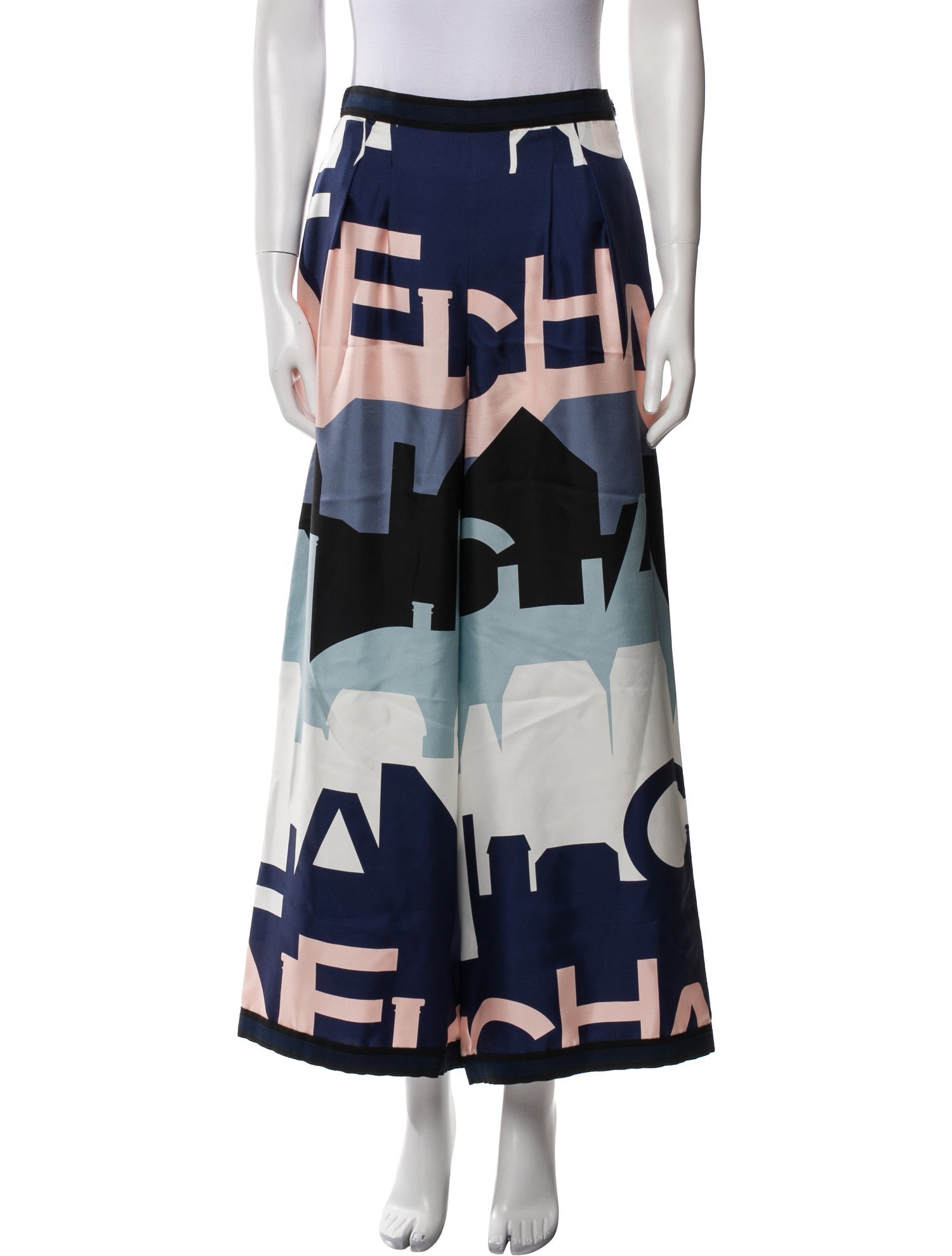 Chanel 2020 Wide Leg Pants