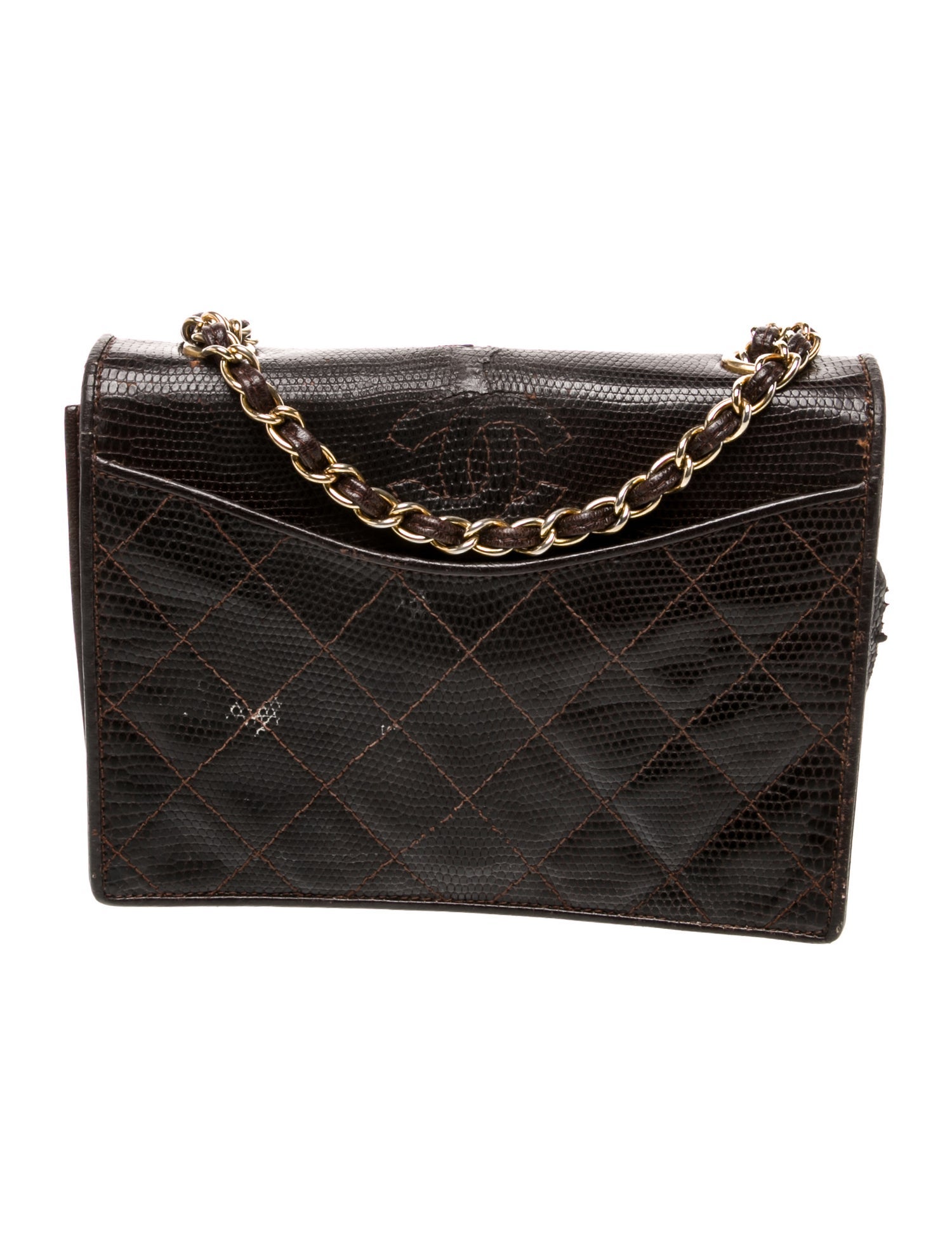 Chanel Lizard CC Flap Bag