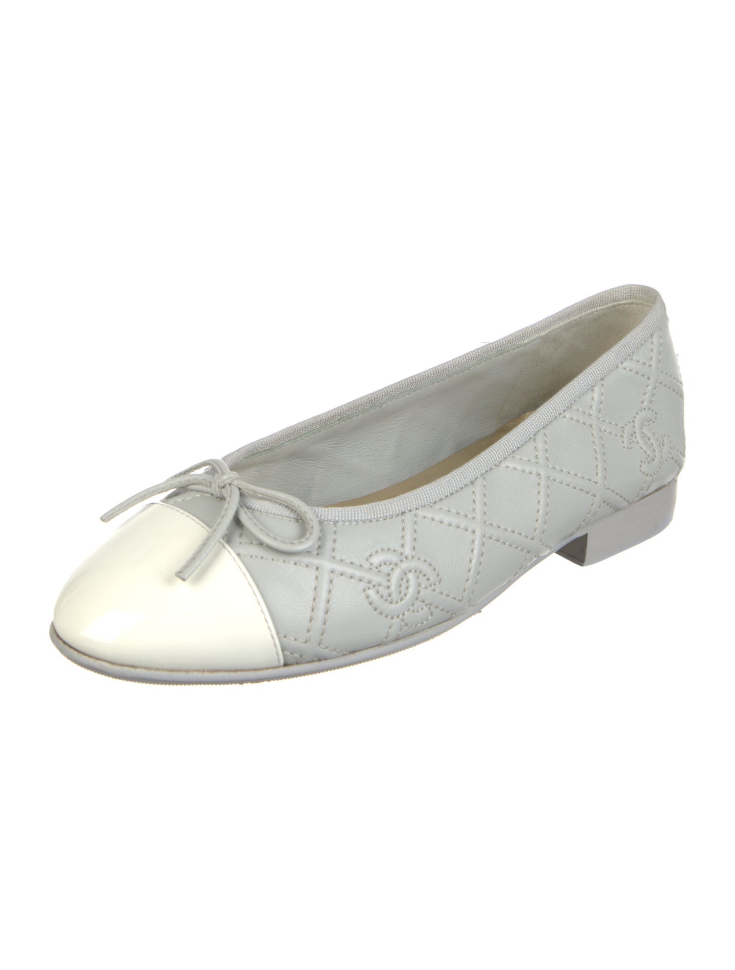 Chanel 2023 Interlocking CC Logo Ballet Flats