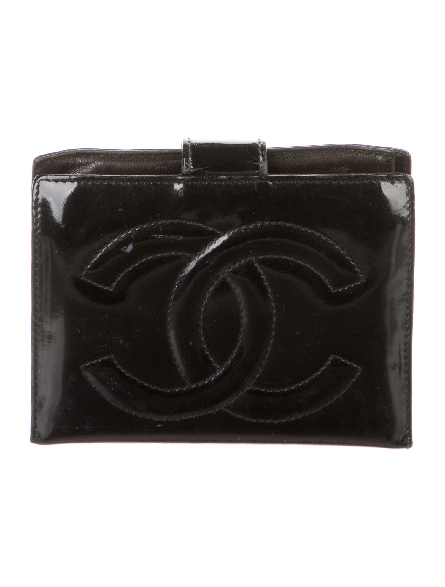 Chanel Vintage Patent Leather Wallet