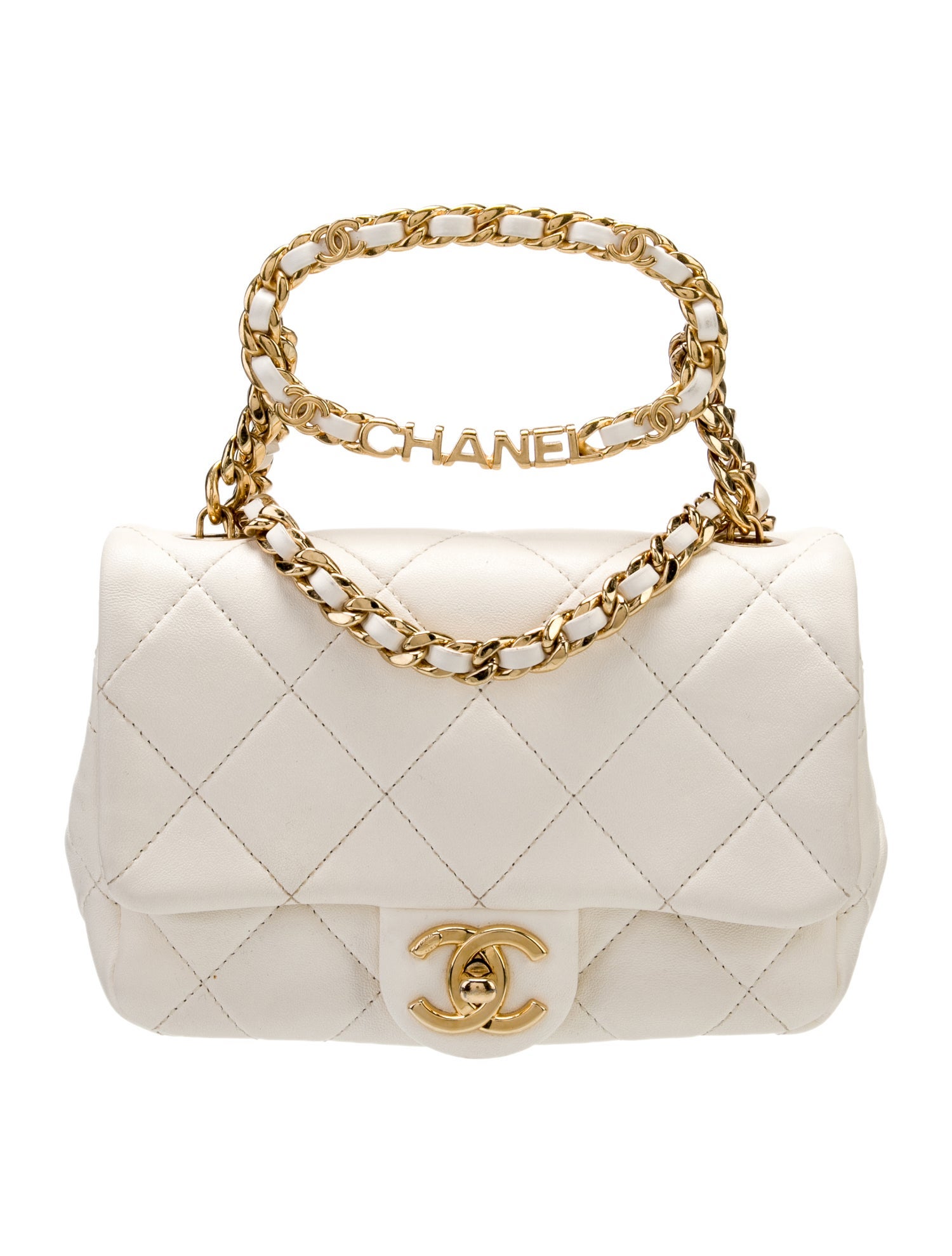 Chanel Mini Top Handle Flap Bag