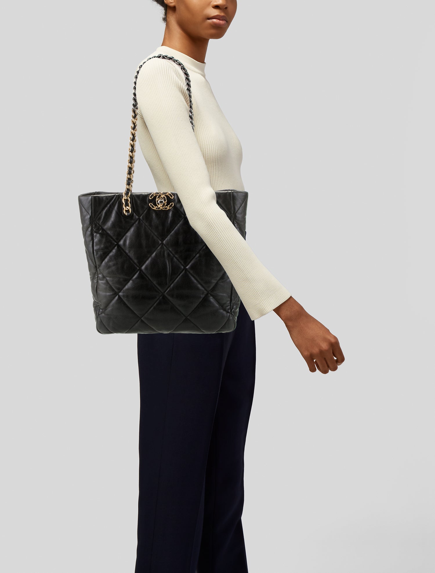 Chanel 19 Shopping Tote