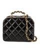 Chanel Patent Quilted Vanity Case