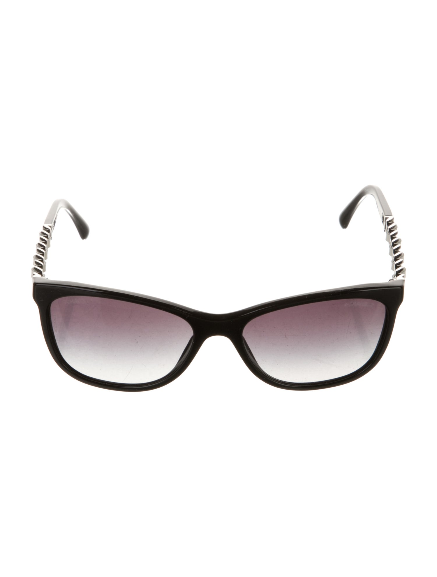 Chanel Chain Link Cat Eye Sunglasses Interlocking CC Logo Sunglasses