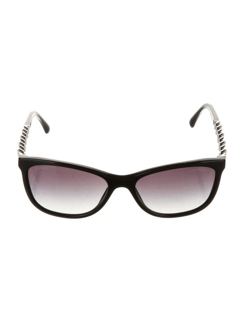 Chanel Chain Link Cat Eye Sunglasses Interlocking CC Logo Sunglasses