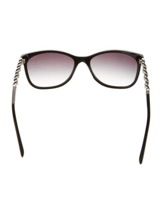 Chanel Chain Link Cat Eye Sunglasses Interlocking CC Logo Sunglasses