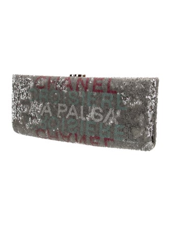 Chanel Sequin La Pausa Clutch