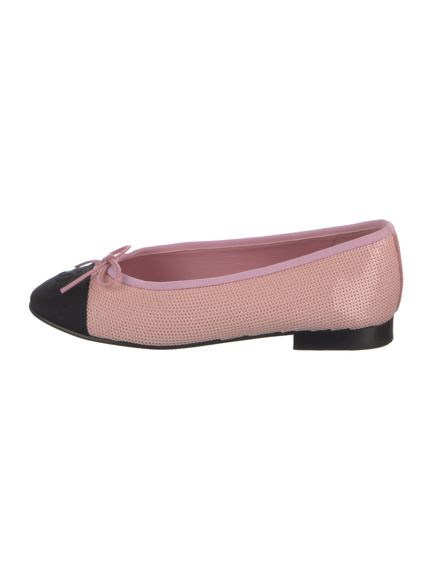 Chanel 2024 Interlocking CC Logo Ballet Flats