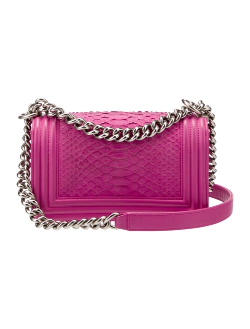 Chanel Medium Python Boy Bag