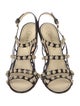 Chanel 2015 Interlocking CC Logo Gladiator Sandals