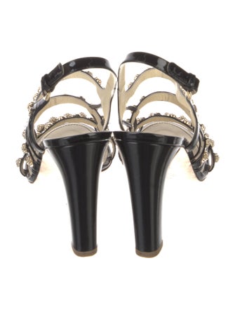 Chanel 2015 Interlocking CC Logo Gladiator Sandals