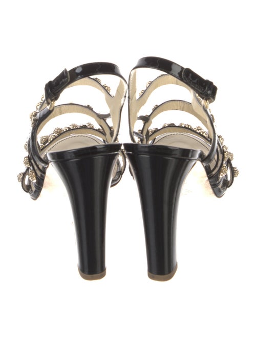 Chanel 2015 Interlocking CC Logo Gladiator Sandals