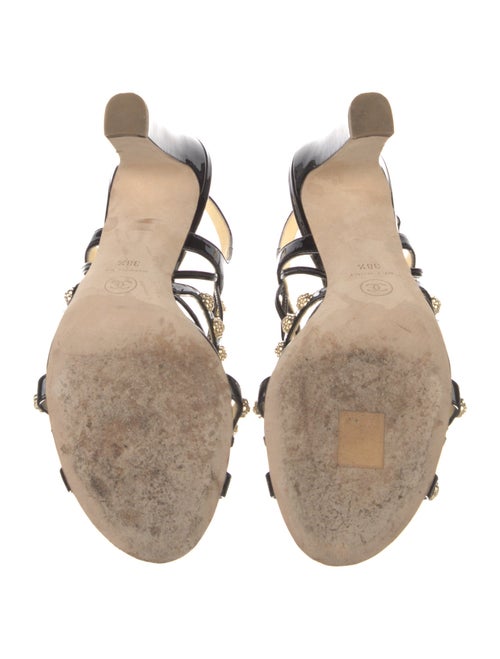 Chanel 2015 Interlocking CC Logo Gladiator Sandals