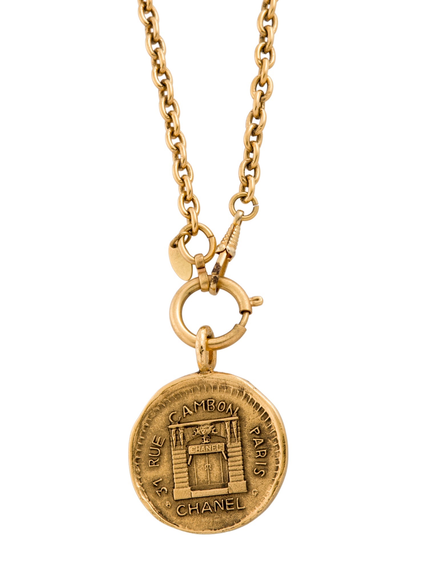 Chanel Vintage 31 Rue Cambon Pendant Necklace
