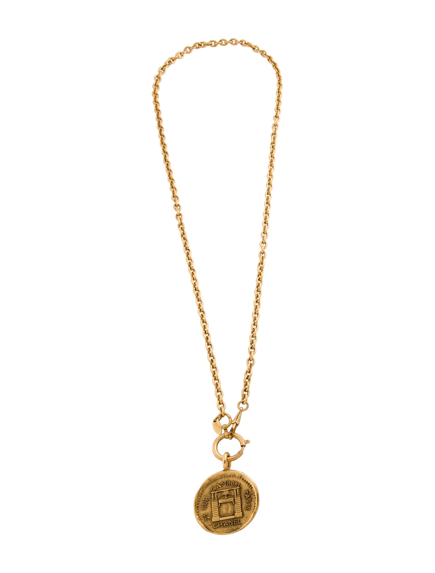 Chanel Vintage 31 Rue Cambon Pendant Necklace