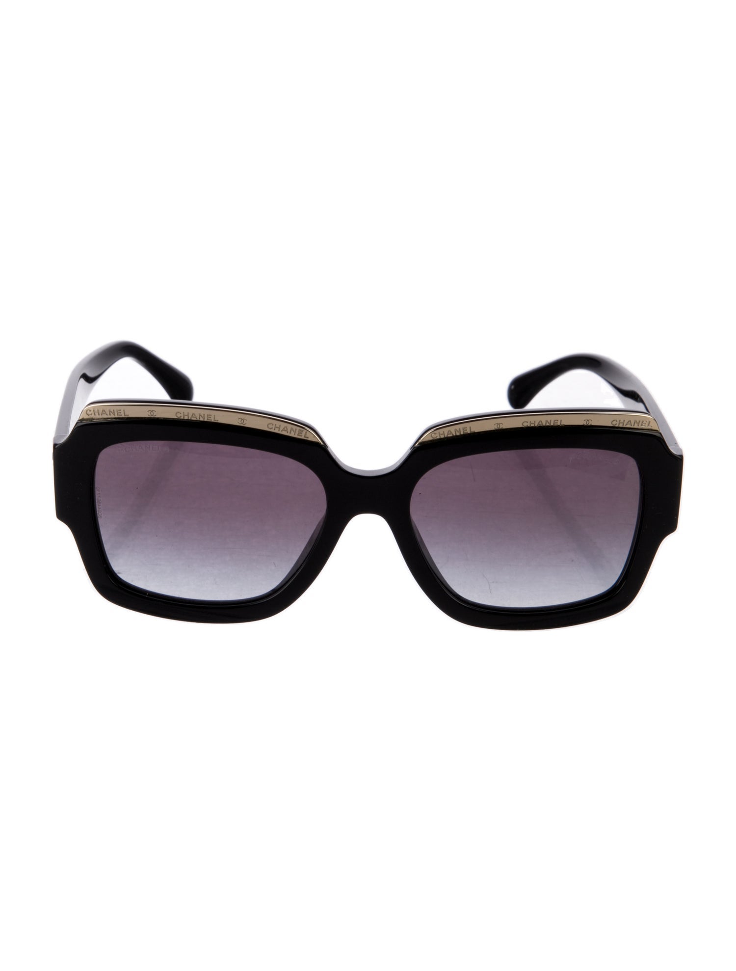Chanel Interlocking CC Logo Square Sunglasses