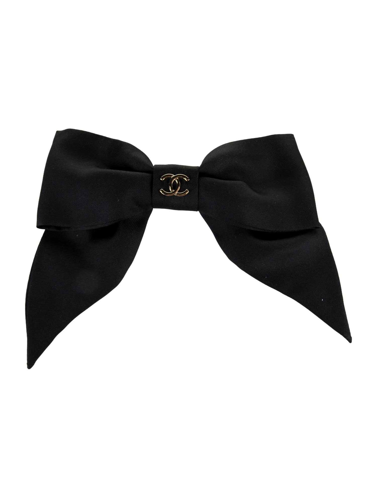 Chanel CC Bow Hair Clip