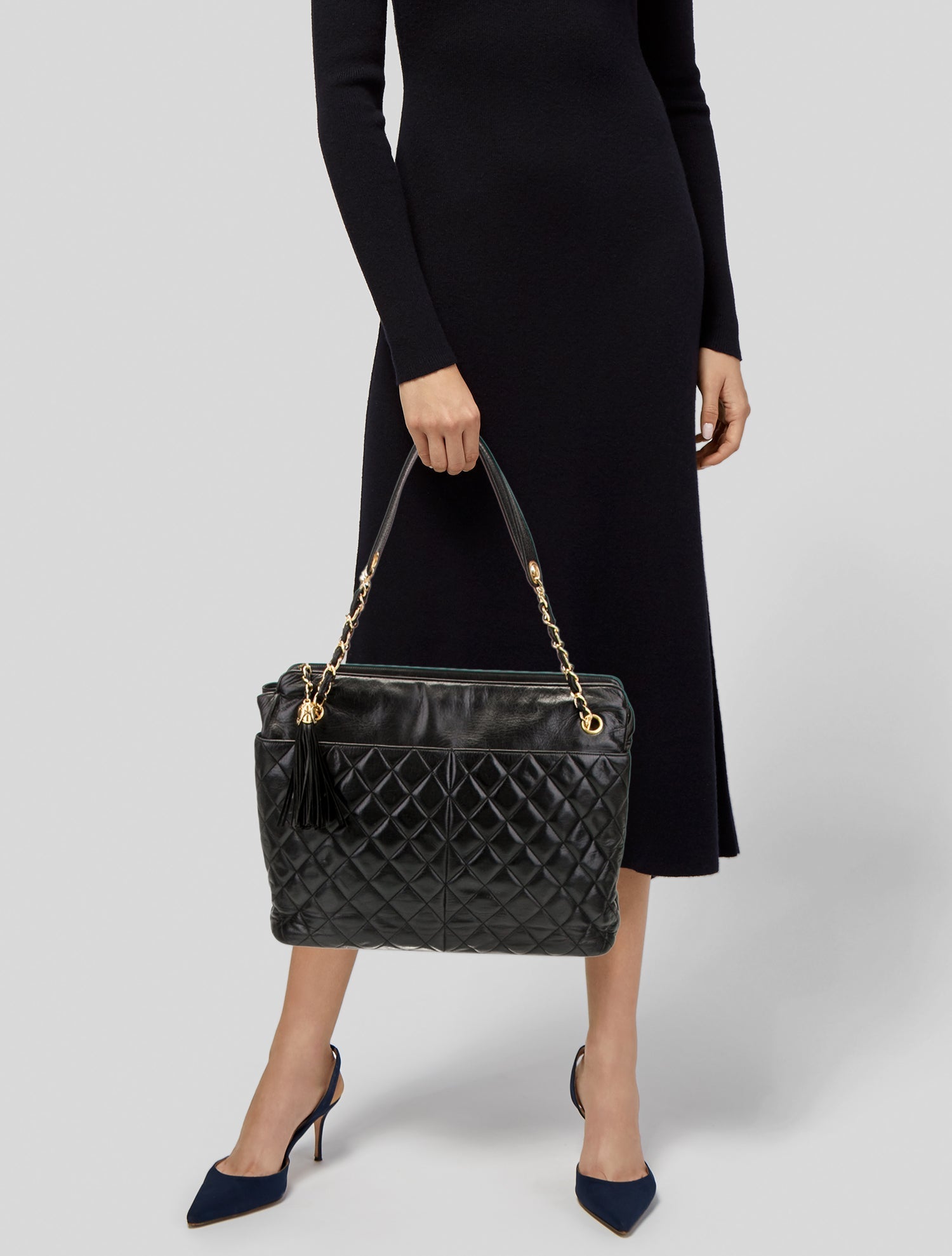 Chanel Quilted CC Tote