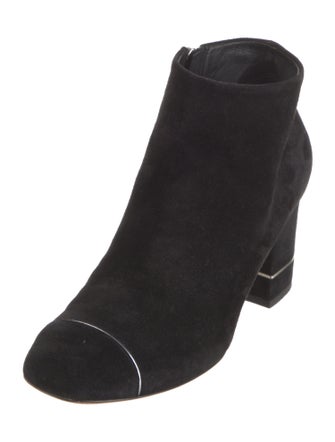 Chanel 2014 Interlocking CC Logo Boots