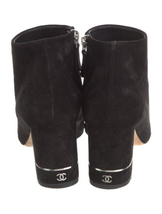 Chanel 2014 Interlocking CC Logo Boots
