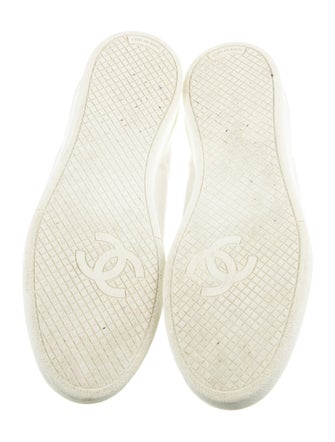 Chanel Interlocking CC Logo Canvas Sneakers