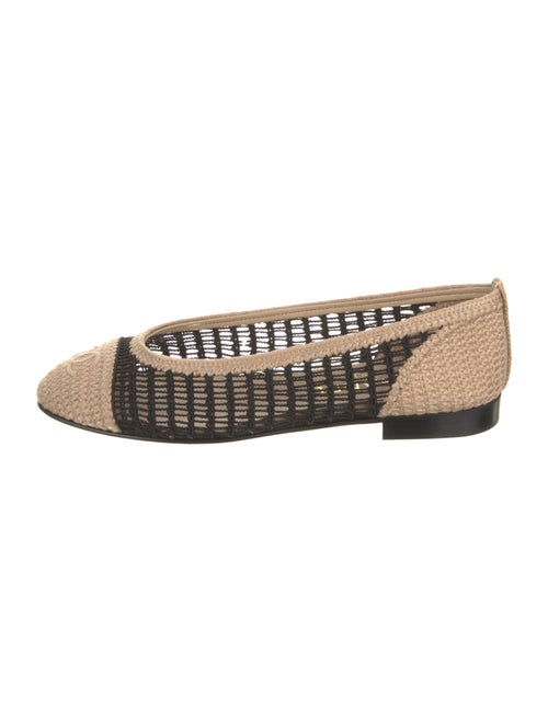 Chanel Interlocking CC Logo Ballet Flats