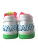 Chanel Interlocking CC Logo Leather Sneakers