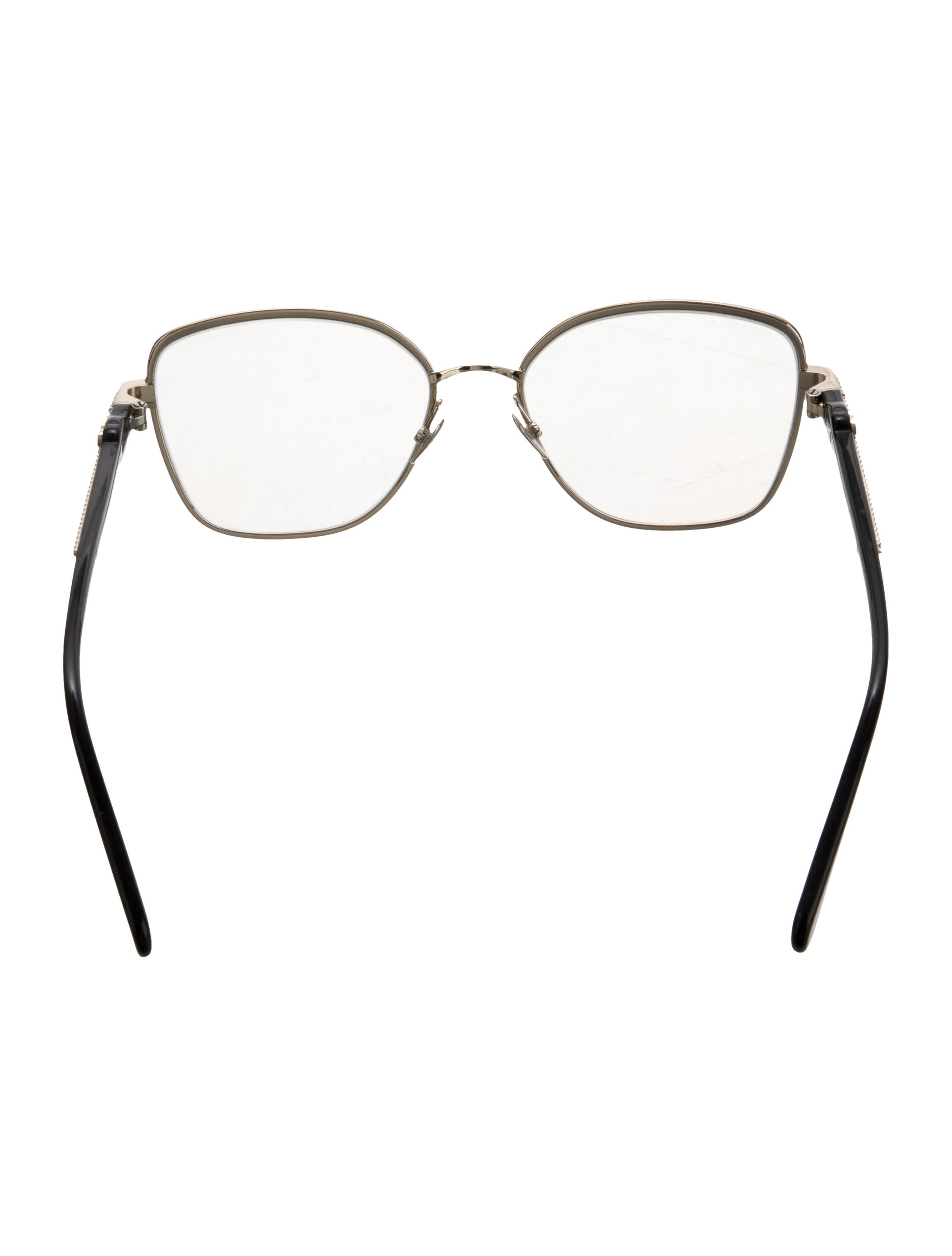 Chanel Interlocking CC Logo Aviator Eyeglasses