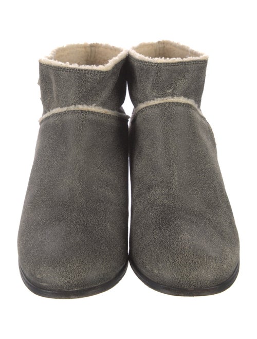 Chanel Interlocking CC Logo Leather Boots