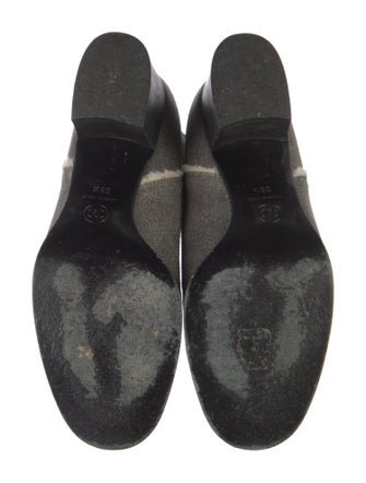 Chanel Interlocking CC Logo Leather Boots