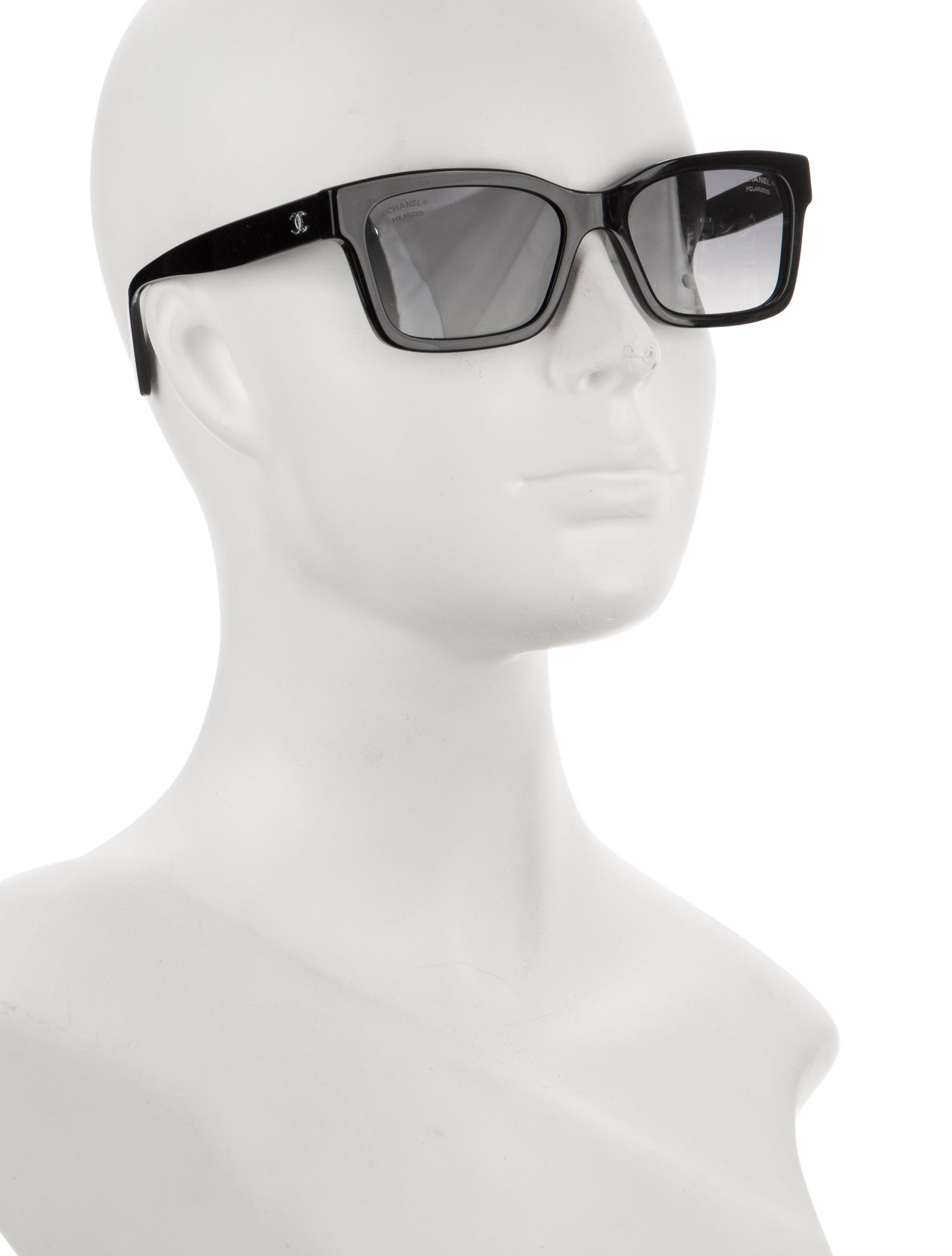 Chanel Interlocking CC Logo Square Sunglasses