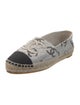 Chanel Interlocking CC Logo Denim Espadrilles