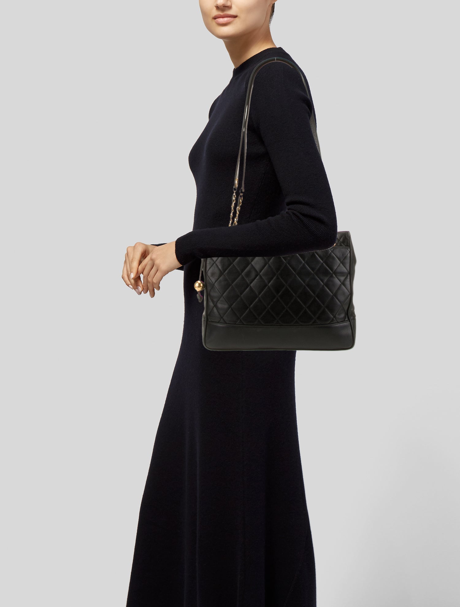 Chanel Quilted Chain Tote