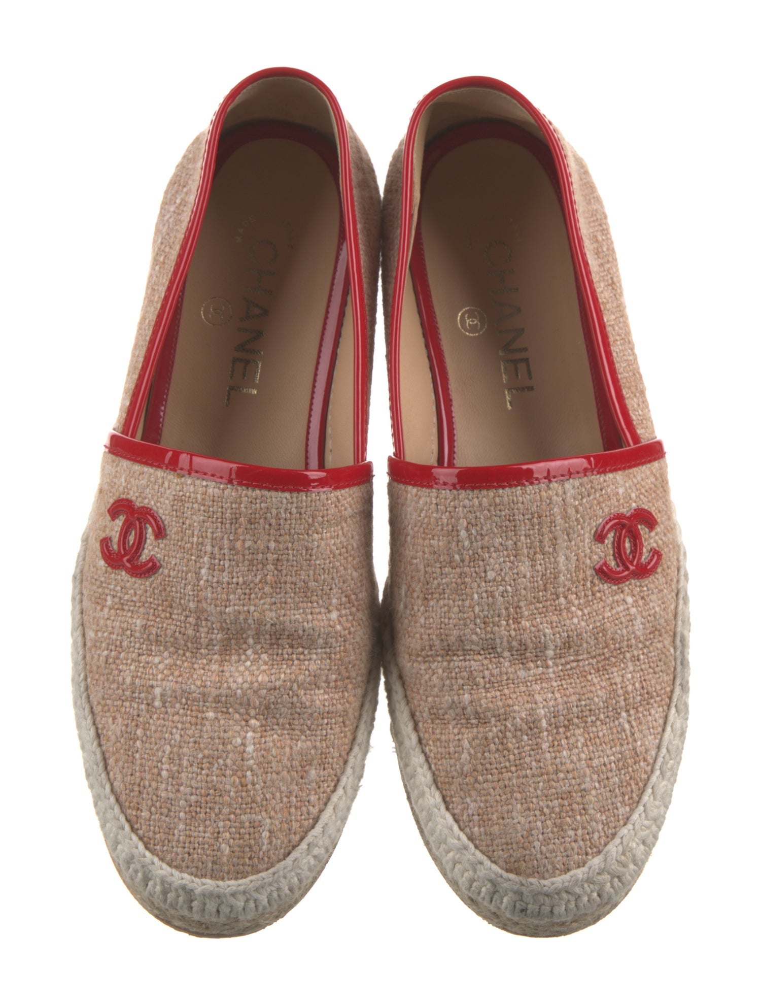 Chanel 2020 Interlocking CC Logo Espadrille Sneakers