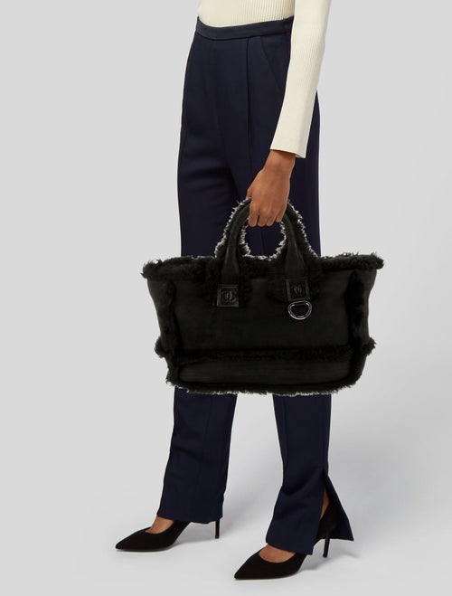 Chanel Shearling CC Tote