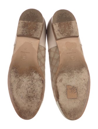 Chanel Interlocking CC Logo Calfskin Ballet Flats