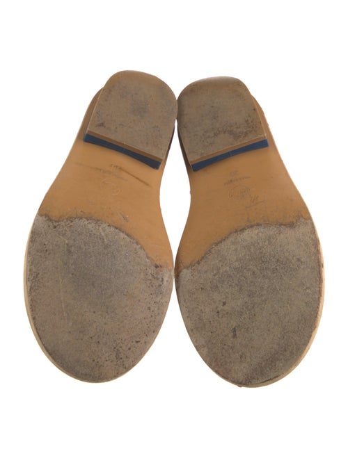 Chanel Interlocking CC Logo Tweed Slides