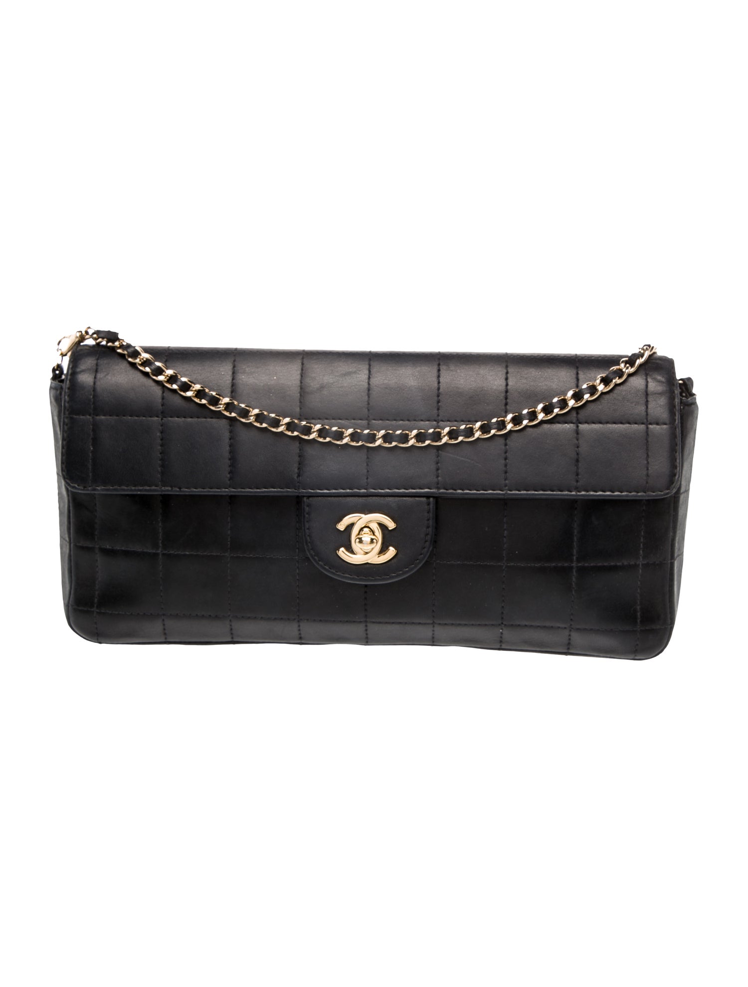 Chanel Square Quilt E/W Flap Bag
