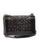 Chanel Medium Python Chevron Boy Bag