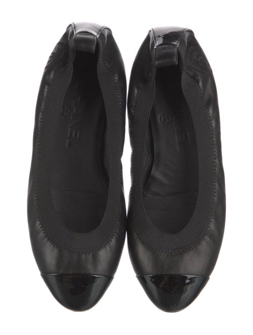 Chanel 2011 Interlocking CC Logo Flats
