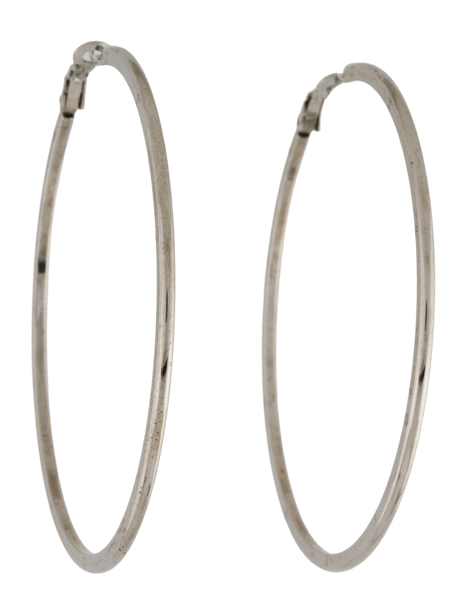 Chanel CC Hoop Earrings