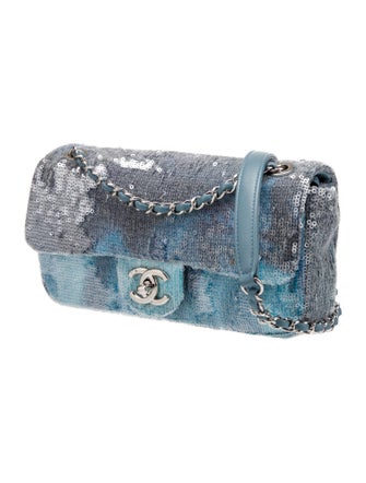 Chanel Sequin Small Waterfall Flap Bag