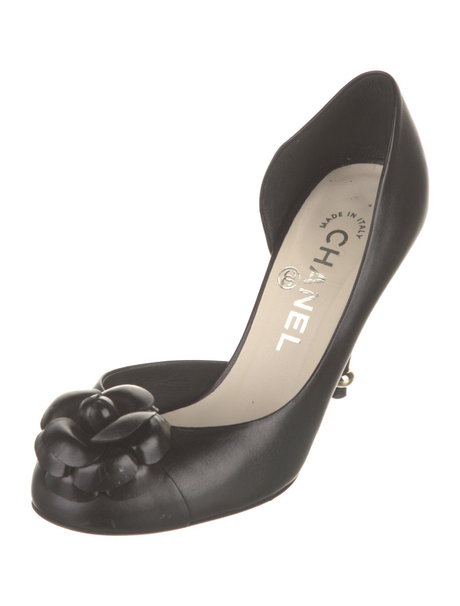 Chanel 2012 Interlocking CC Logo D'Orsay Pumps