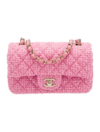 Chanel 2022 Classic Tweed Rectangular Mini Flap Bag