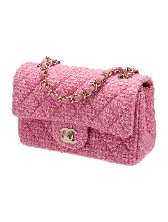 Chanel 2022 Classic Tweed Rectangular Mini Flap Bag