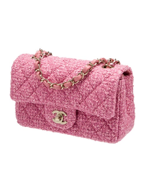 Chanel 2022 Classic Tweed Rectangular Mini Flap Bag