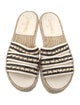 Chanel Interlocking CC Logo Jute Espadrilles