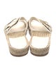 Chanel Interlocking CC Logo Jute Espadrilles